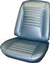 PUI Front Bucket Seat Upholstery - Pair 1967 Chevelle/El Camino/Beaumont Custom